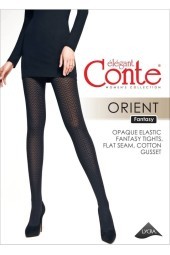 Колготки женские Conte Fantasy ORIENT с рисунком «зигзаг»