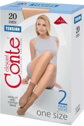 Носки женские Conte Tension 20 Den, 2 пары