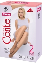 Носки женские Conte Tension 40 Den, 2 пары