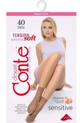 Носки женские Conte Tension soft 40 Den 14С-55СП, 1 пара полиамидные