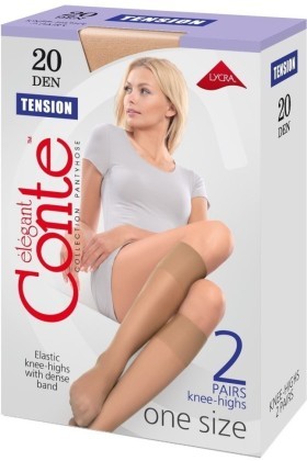 Гольфы женские Conte Tension 20 Den 2 пары