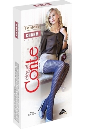 Колготки женские Conte Fantasy Charm ажурные
