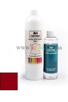 Набор для покраски кожаного кресла - Бордовый AM Coatings