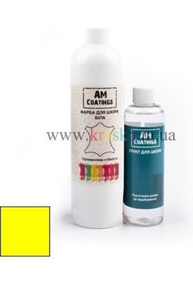 Набор для покраски кожаного кресла - Лимонно-желтый AM Coatings