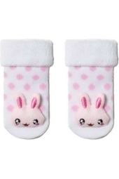 Носки детские Conte-kids Sof-tiki 18С-263СП (398) махровые с апликацией Зайчик