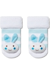Носки детские Conte-kids Sof-tiki 18С-263СП (400) махровые с апликацией Зайчик