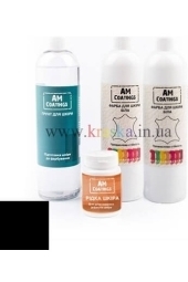 Набор для покраски и реставрации 2-4-местного кожаного дивана - Черный AM Coatings