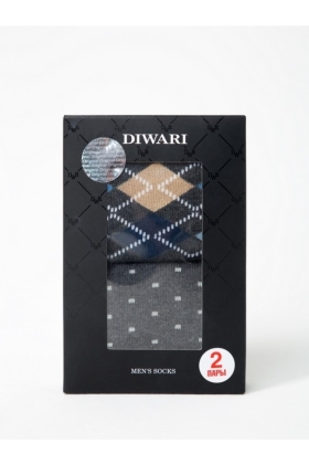 Носки мужские Diwari Happy (718) набор 2 пары