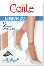 Носки женские Conte Tension 20 Den, 2 пари (EURO)