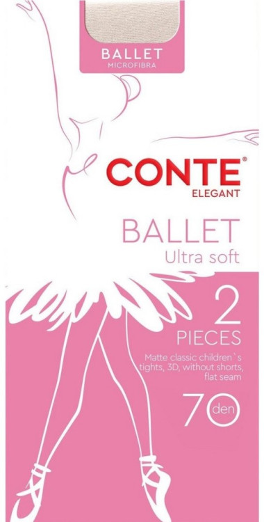 Колготки дитячі Conte Ballet поліамідні для танців