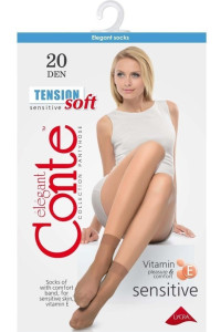 Шкарпетки жіночі Conte Tension Soft 20 Den 14С-56СП 1 пара поліамідні