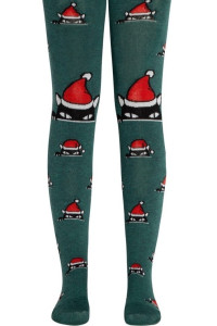 Колготки дитячі Conte-kids новорічні 19С-95/1СП (557) «Xmas cat»