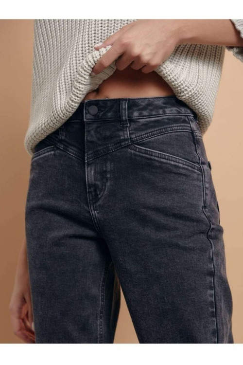 Джинси жіночі Conte Mom Fit CON-381 з високою посадкою та кокеткою
