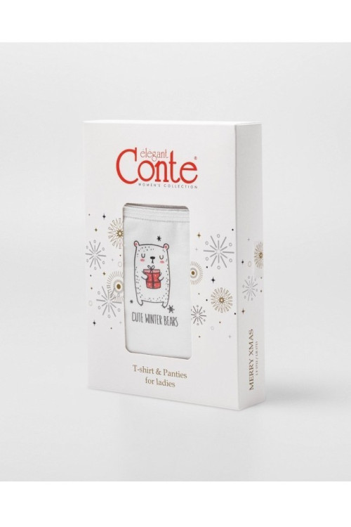 Комплект жіночий Conte Merry Xmas LT 1712; LB 1713 2-х предметний топ та труси