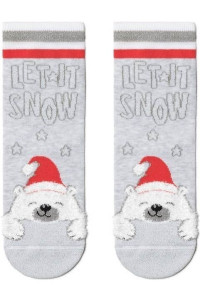 Шкарпетки дитячі Conte-kids Новорічні 19С-72СП (443) «Let it snow»